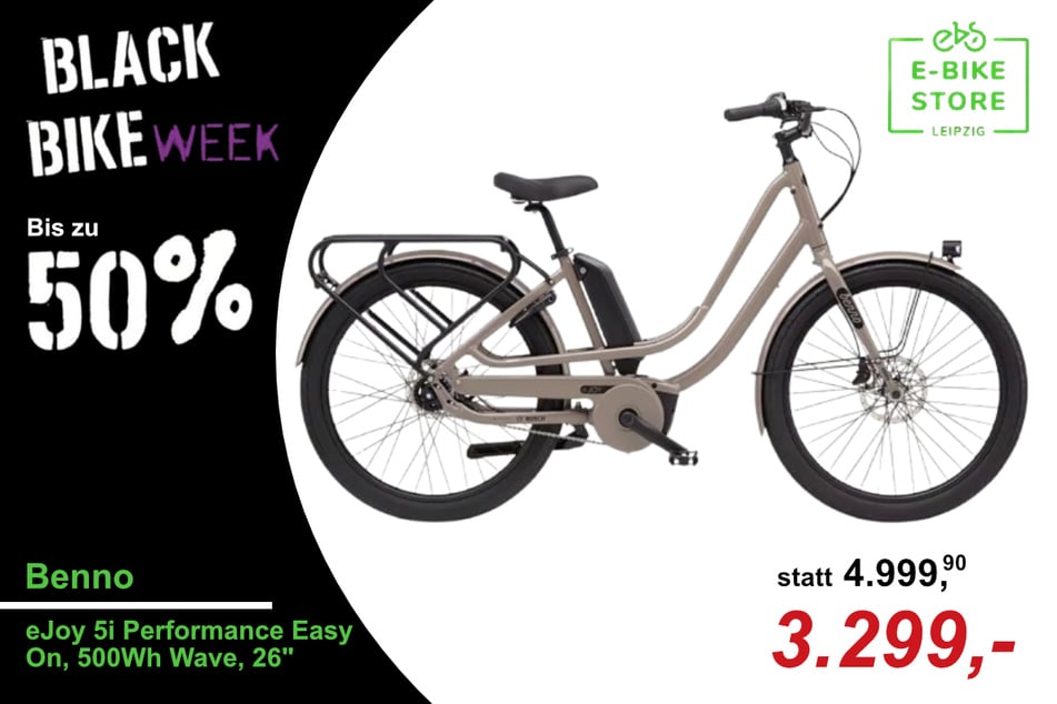 Das Benno eJoy 5i
für 3.299 statt 4.999,90 Euro.