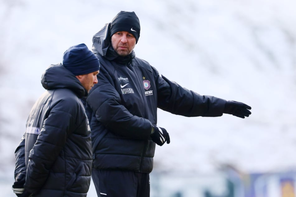 Christoph Dabrowski (47, r.) und Co-Trainer Lars Fuchs (43) haben bereits bei Hannover 96 zusammengearbeitet.