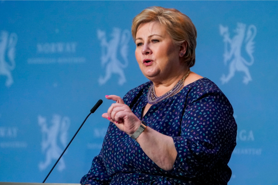 Die norwegische Ministerpräsidentin Erna Solberg.