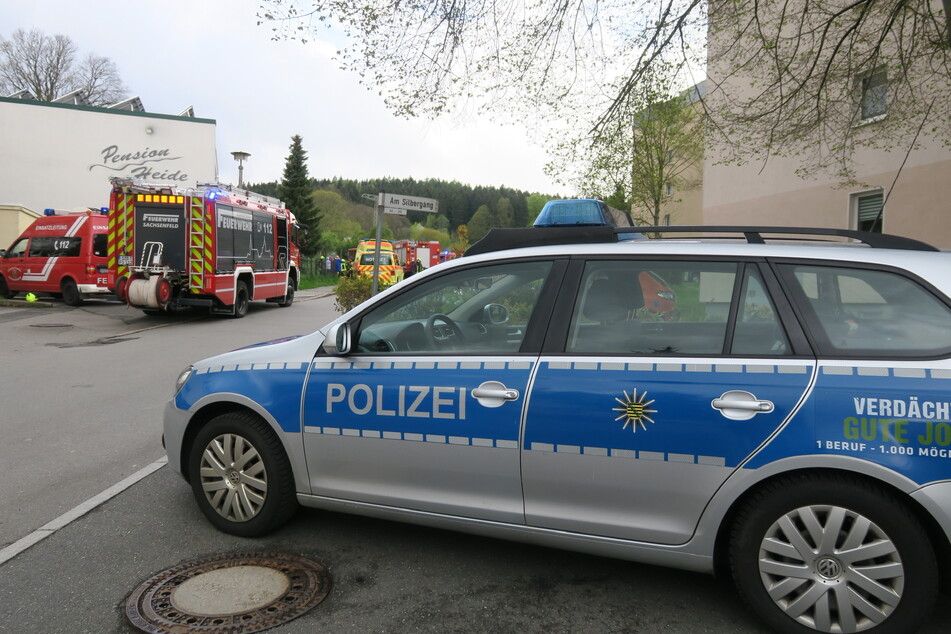 Brand in Großküche: Feuerwehreinsatz im Erzgebirge