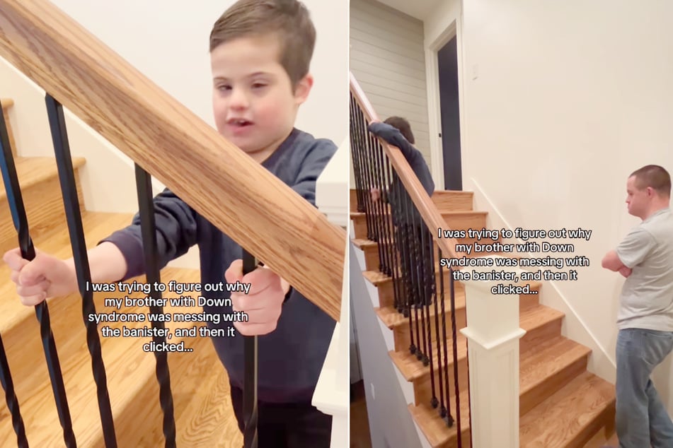 Erinův bratr chtěl zajistit, aby jeho synovec Mav mohl použít podpěry k uchycení.