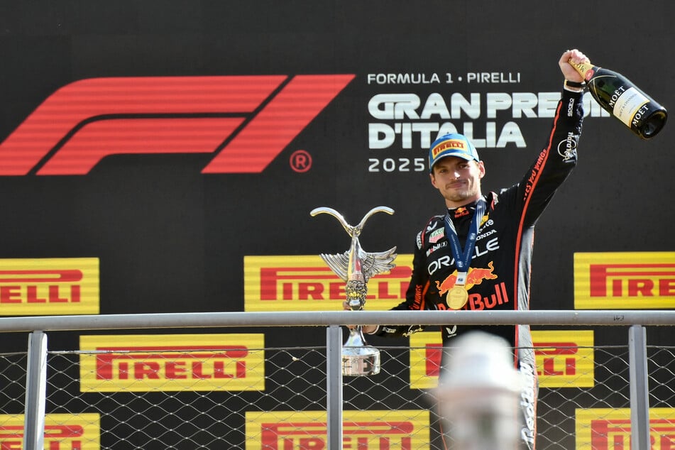 Max Verstappen (27) konnte am Sonntag in Monza endlich wieder jubeln.