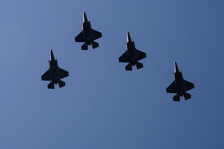 The US sent 10 F-35 fighter jets to Puerto Rico on Friday.