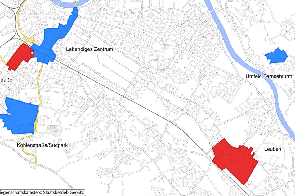 An manchen Orten hat die Stadt große Pläne.