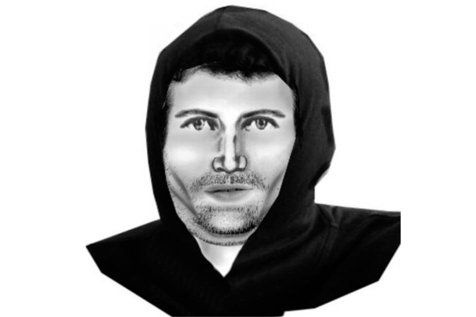 Mit diesem Phantombild fahndet die Polizei nun nach dem Täter.