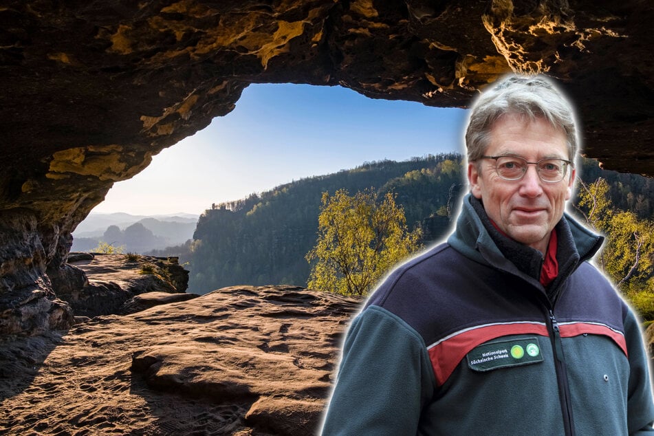 Hanspeter Mayr (61) vom Nationalpark Sächsische Schweiz. Die Sächsische Schweiz ist nicht nur malerische Kulisse, sondern auch wichtiger Lebensraum für Tiere.