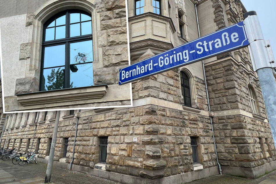 Leipzig: Täter warfen Scheiben ein: Angriff auf das Leipziger Amtsgericht
