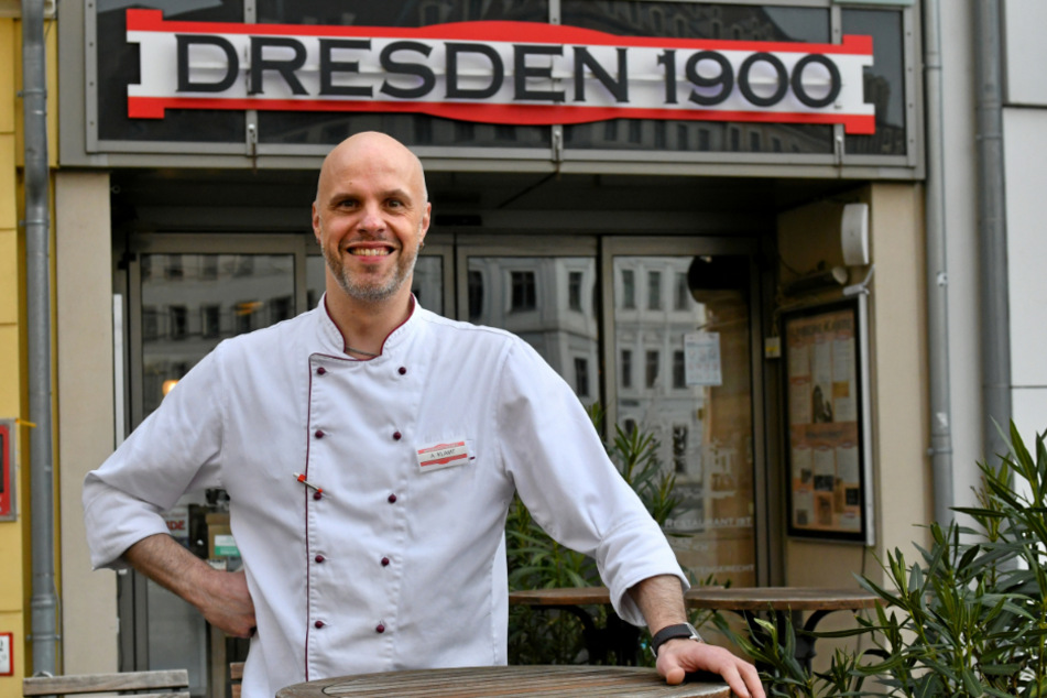 Alexander Klamt (48) arbeitet als Küchenchef im Restaurant "Dresden 1900".
