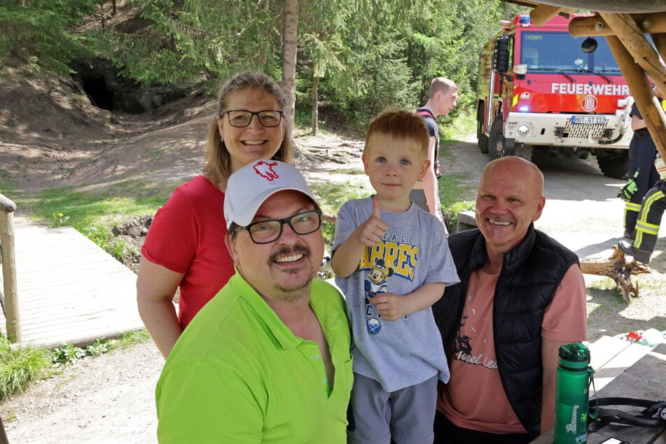 Familie Otto entdeckte den Brand und löschte ihn.