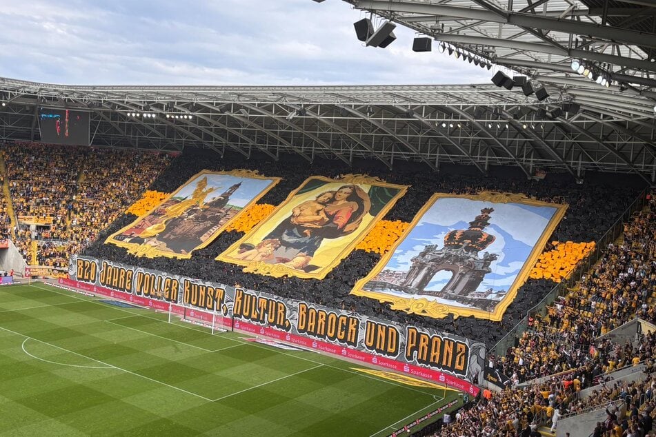 Die Choreografie zum Traditionsspieltag.