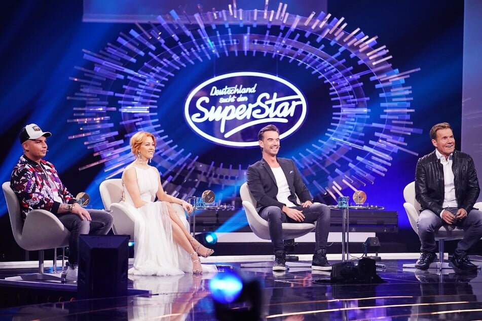 Am Samstagabend saß Schlagerstar Florian Silbereisen (2.v.r.) neben Pietro Lombardi, Oana Nechiti und Dieter Bohlen erstmals in der DSDS-Jury.
