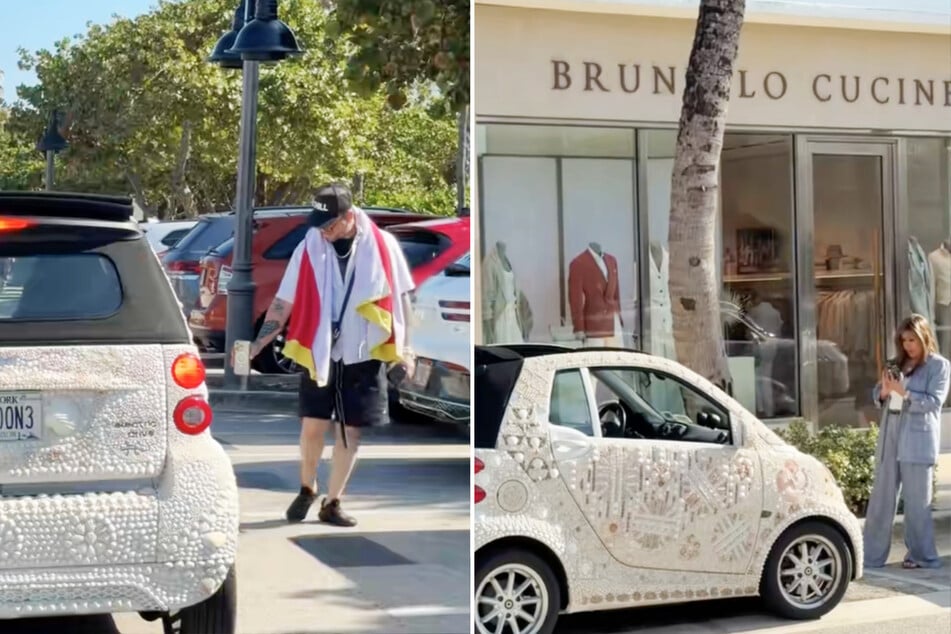 Egal ob am Strand oder in der Stadt, der auffällige City-Flitzer wird überall erkannt.