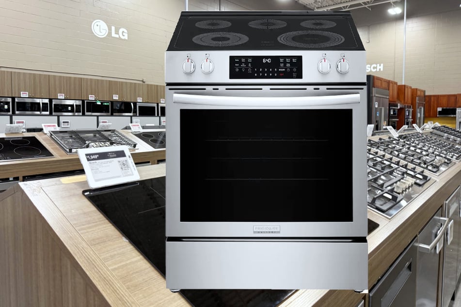 You can find the Frigidaire Gallery Slide-In Electric Range here for over $1,000 less