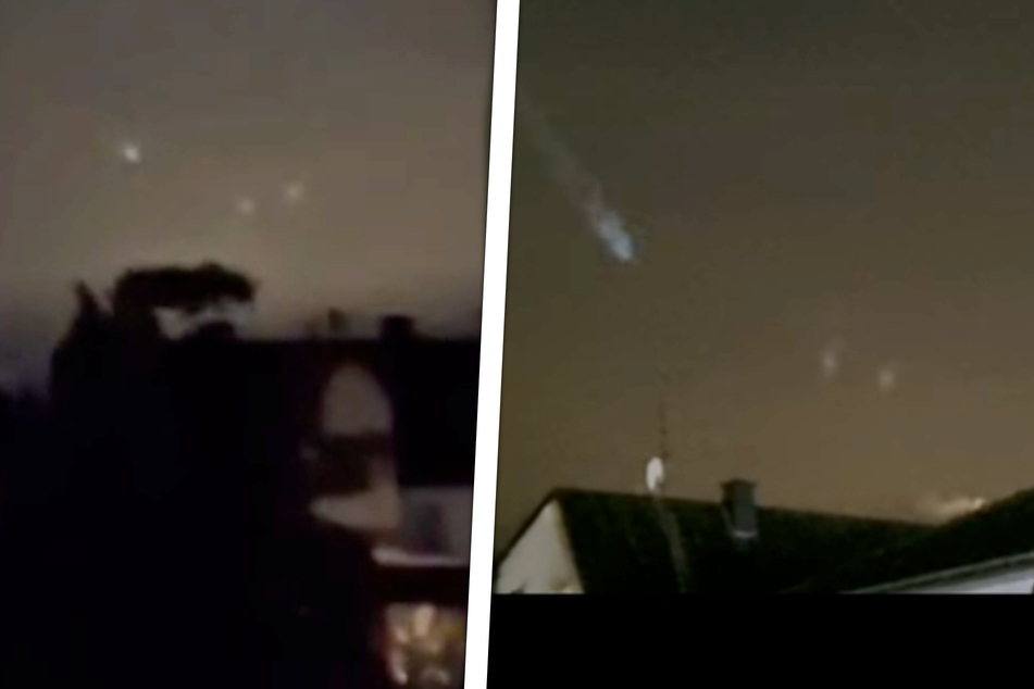 Mysteriöse Lichter am Nachthimmel sorgen für Staunen im Netz: UFO-Experte klärt auf