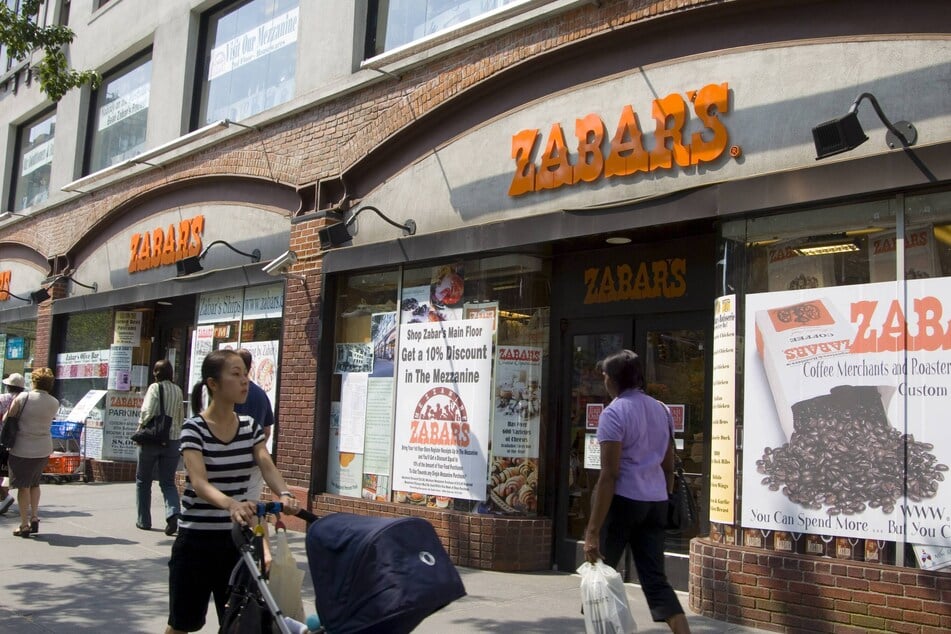 Zabar's is a famous upper westside deli on Broadway in New York City.