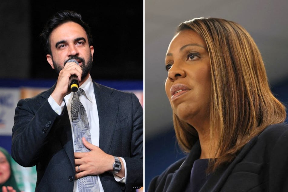 New York Attorney General Letitia James (r.) criticized Zohran Mamdani for endorsing candidates who are shifting their party in a new direction.