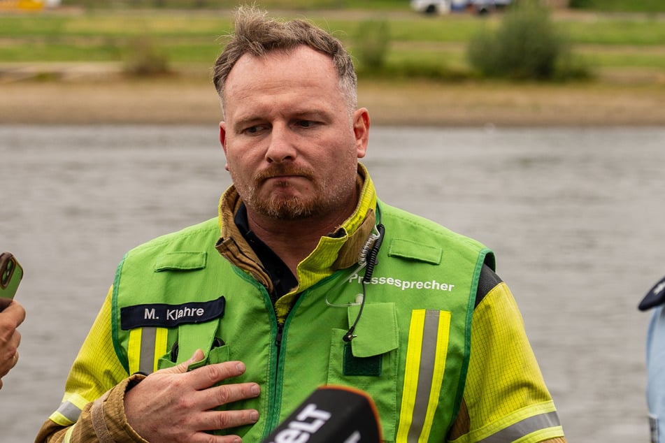 Feuerwehrsprecher Michael Klahre.