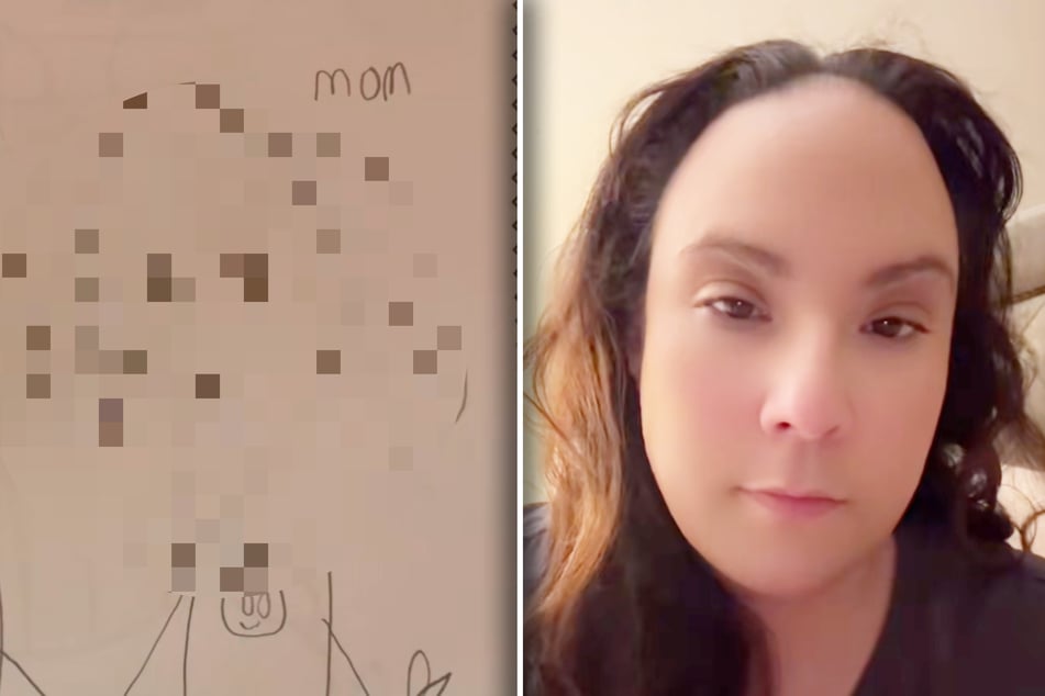 "Mama się zmartwia o swoje cienkie włosy: Kiedy widzi, że malowana twarz swojej córki jest na obliczu, wybuchają ze szumu"