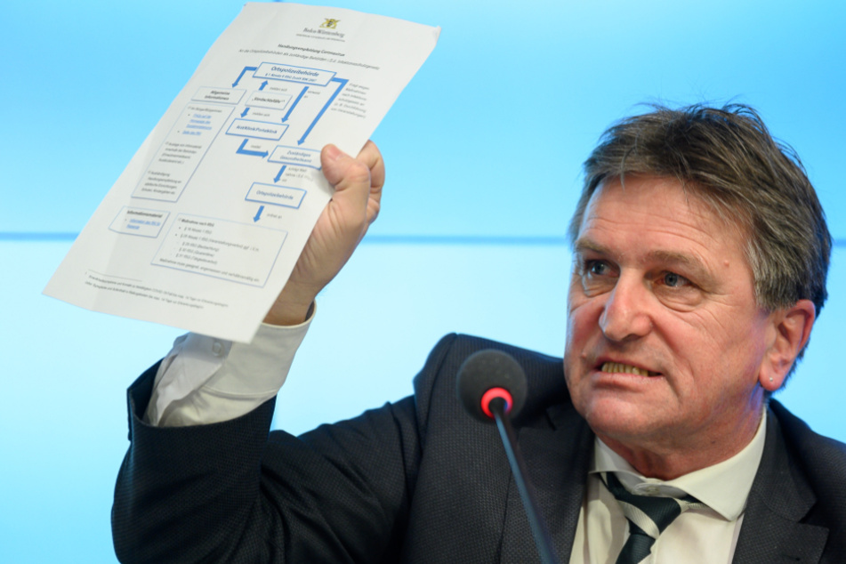 Gesundheitsminister Manne Lucha (58, Grüne).