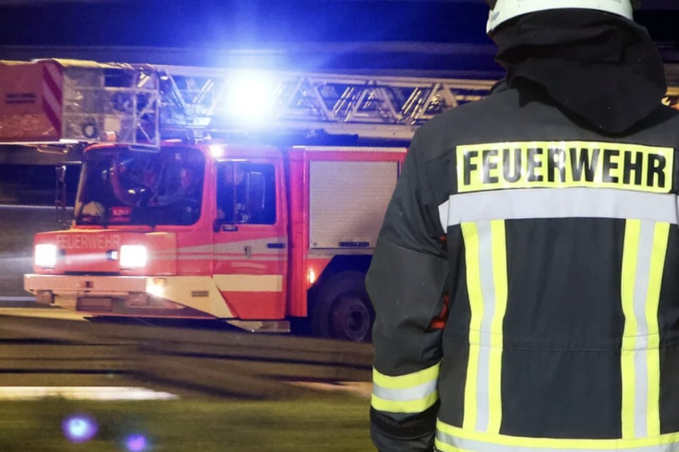 Mit einer Drehleiter mussten in der Arnold-Zweig-Straße fünf Menschen und zwei Hunde aus einem Haus gerettet werden. (Symbolbild)