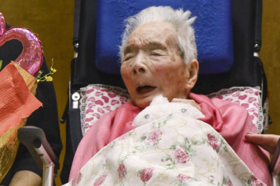 Das Foto zeigt die damals 115-Jährige.