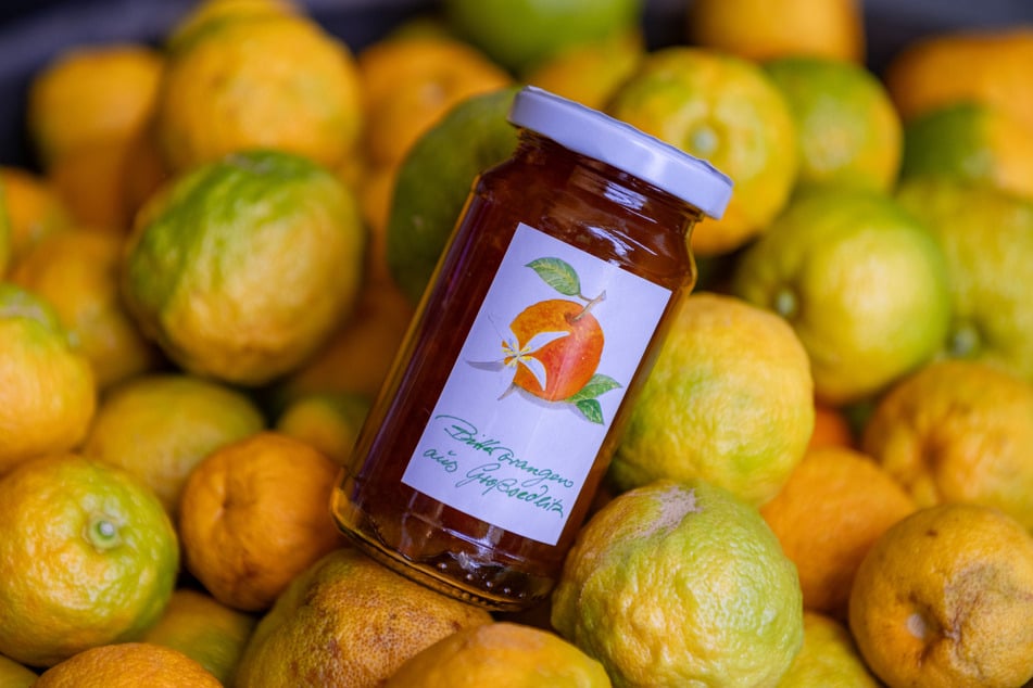 Alljährlich Ende März werden die Bitterorangen zu Marmelade verarbeitet.