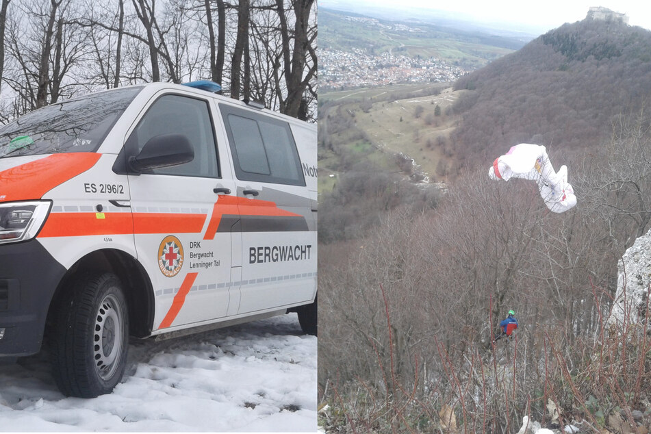 Die Bergwacht rettete den Mann aus der Baumkrone.