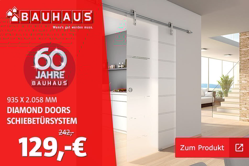 Schiebetürsystem für 129 Euro.