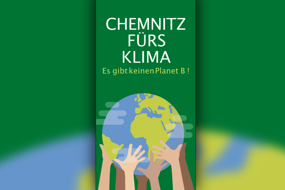 So soll das riesige Klimabanner aussehen.