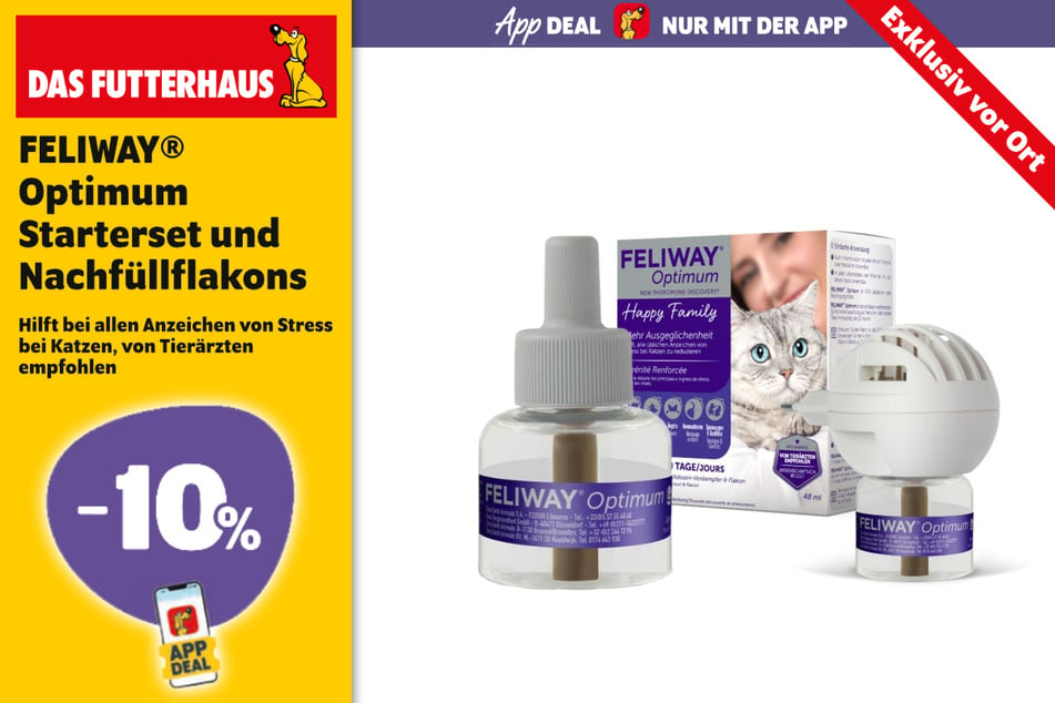 FELIWAY® Optimum Startersets und Nachfüllflakons