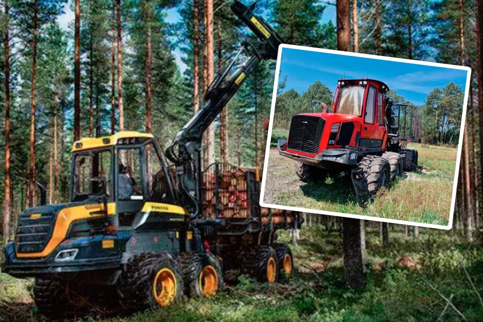 Wie kann das sein? Forstmaschinen im Wert von 500.000 Euro gestohlen