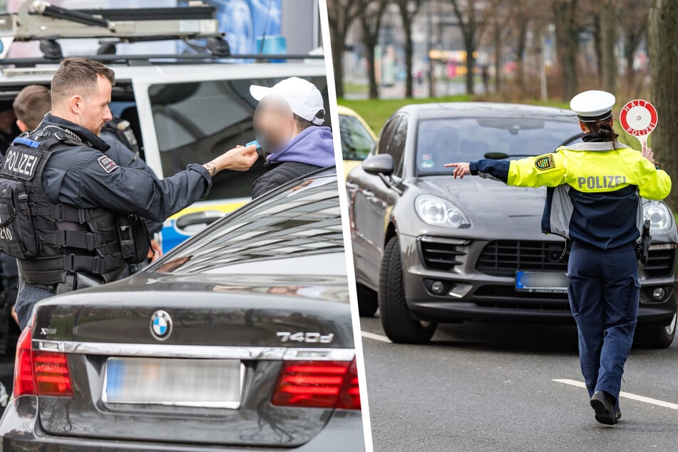 Tag der Schwerpunkt-Kontrollen: Polizisten überall auf Ganovenjagd in Sachsen