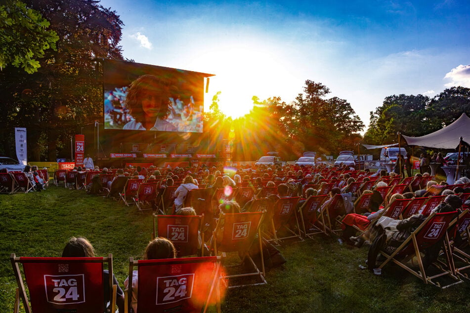 Und auch die Sonne kam am Abend heraus und sorgte für einen wunderschönen Abschluss des ersten Sommerkino-Tages.