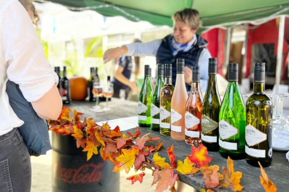 Verschiedene Weingüter präsentieren ihre leckeren Weine aus deutschen Regionen.