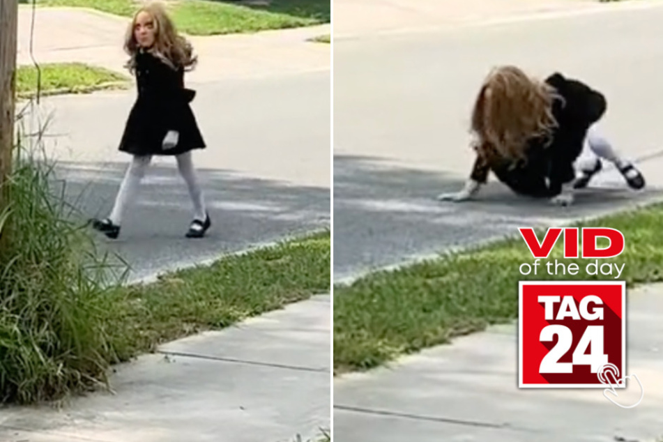 viral videos: Viral Video of the Day for August 8, 2023: Terrifying little girl brings the Halloween scares early