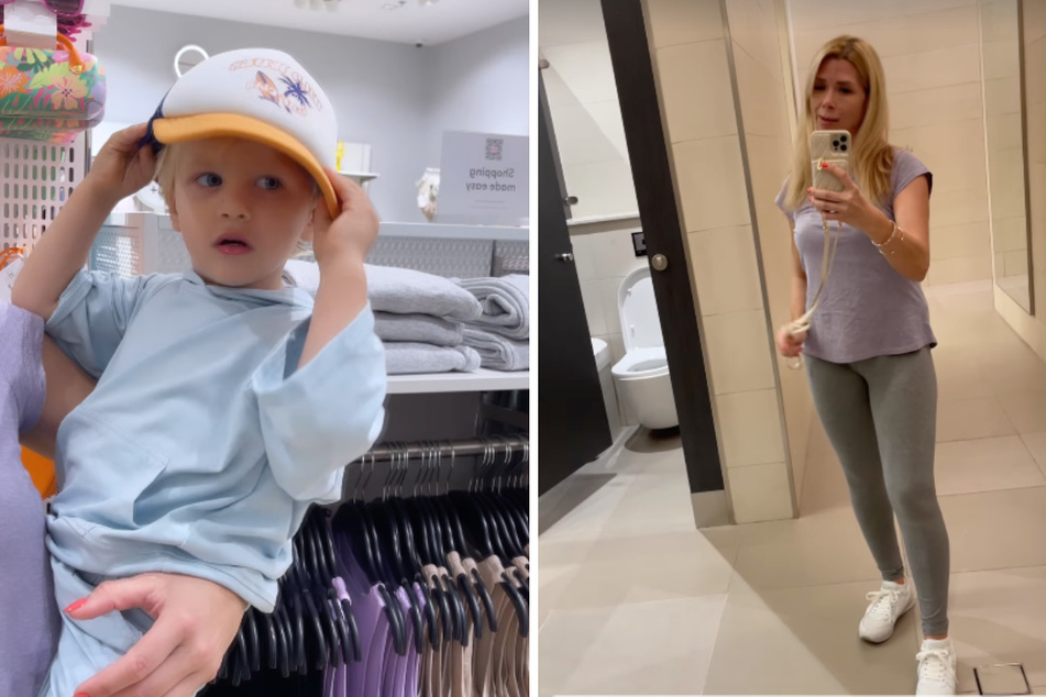 Tanja Szewczenko: Zwilling Leo weint bitterlich, Mama zeigt Fans lieber die Popo-Dusche!