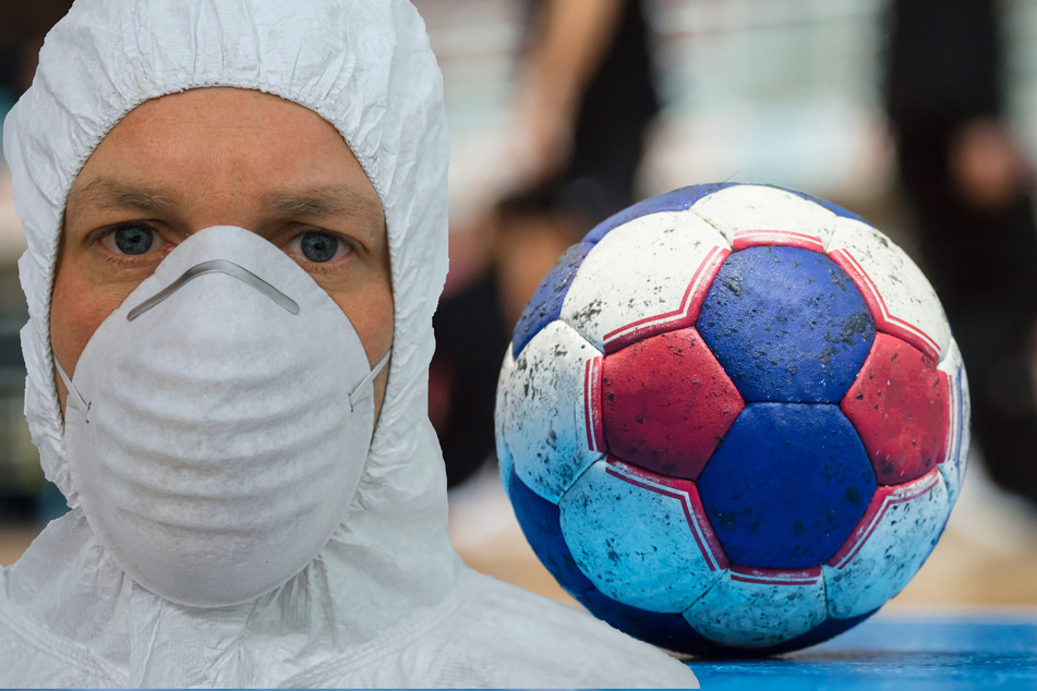 Fotomontage: Die Handballer aus Hüttenberg wollen sich für Menschen in Risikogebieten oder Quarantäne einsetzen (Symbolbild).