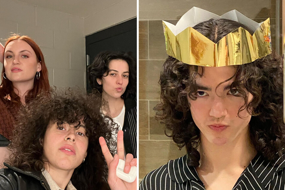 MUNA (l.) is slated to release their self-titled album on Friday, and Conan Gray is set to drop his sophomore record the same day.