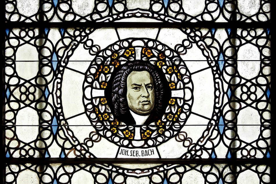 Auch Johann Sebastian Bach wurde in Lauscha auf Glas verewigt - als Kirchenfenster.