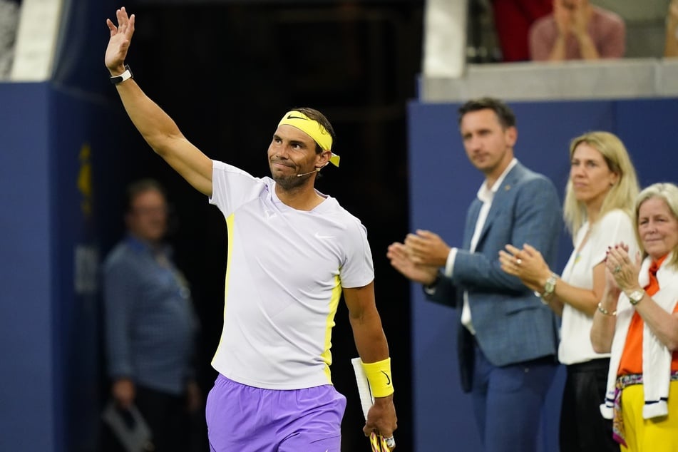 Am Donnerstag trat Rafael Nadal (36) im Vorfeld der US Open bei einem Schaukampf für die humanitäre Hilfe in der Ukraine an.