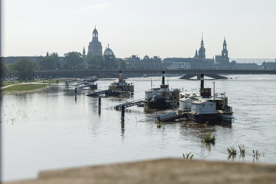 In Dresden wurde der Hochwasseralarm aufgehoben.