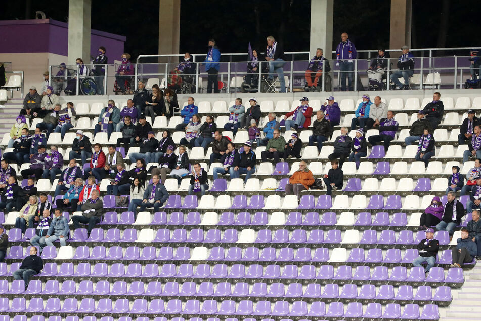 500 Zuschauer können das Aue-Heimspiel gegen den 1. FC Heidenheim am Sonntag verfolgen.