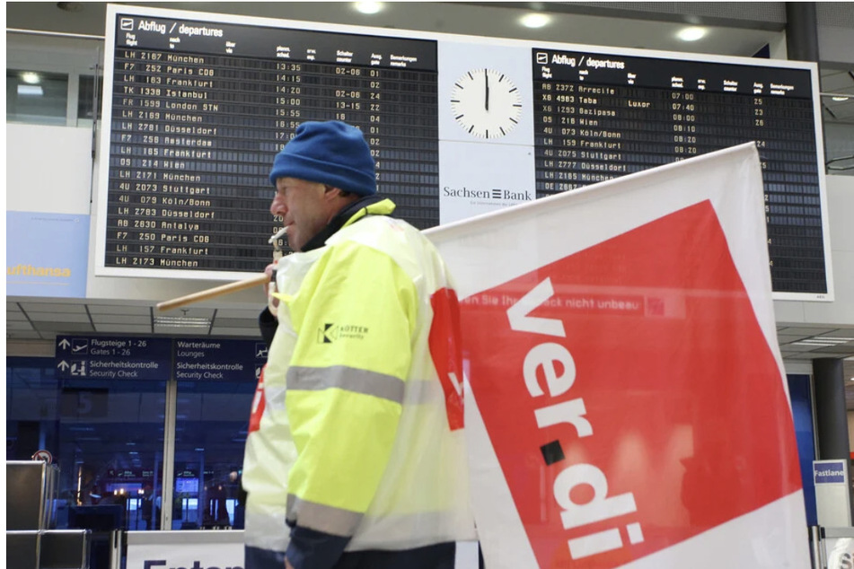 Flughafen-Streik: So stark sind Leipzig, Dresden und Erfurt morgen betroffen