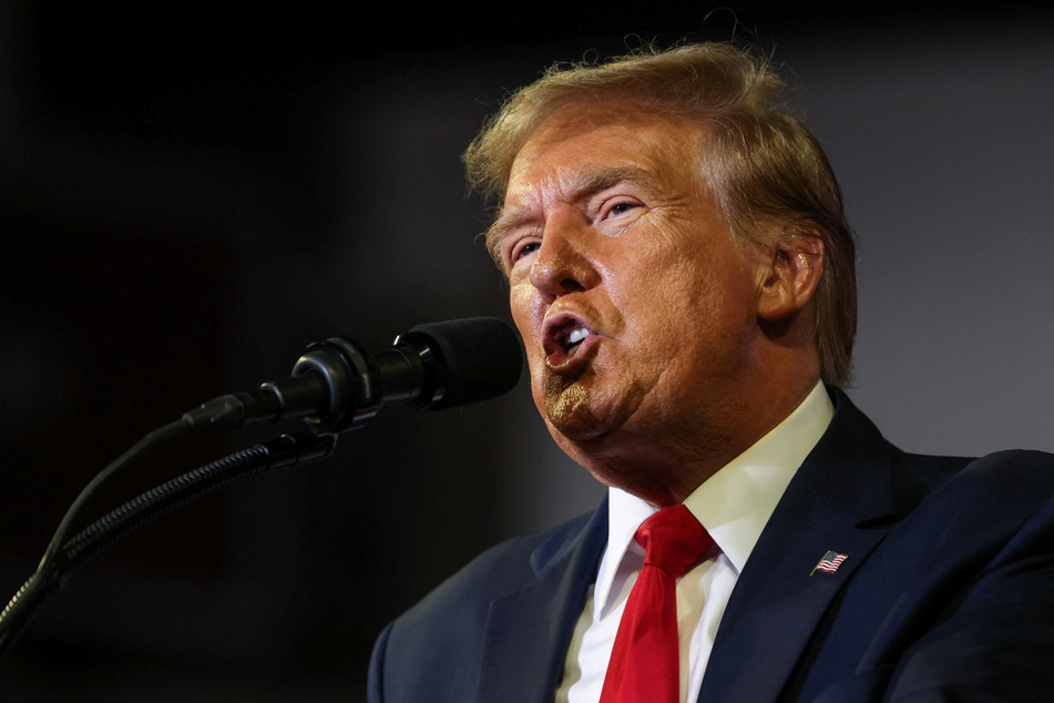 Former president and 2024 Republican frontrunner Donald Trump urged members of his party to reject the foreign military aid and border policy package.