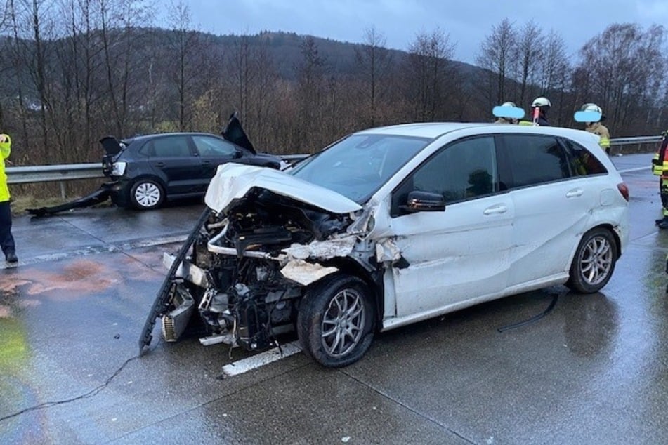 Unfall A6: Autobahn-Unfall fordert zwei Verletzte, doch eine Sache schockiert die Polizei so richtig