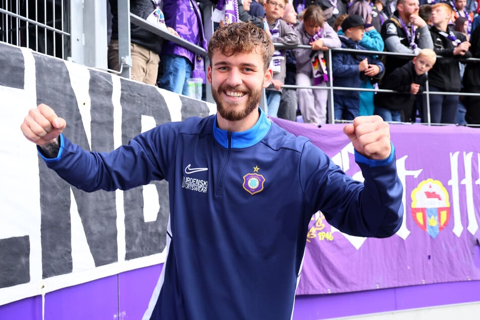 Kam aus der Zweiten von Hannover nach Aue und wusste als einer der wenigen zu überzeugen: Eric Uhlmann (22).