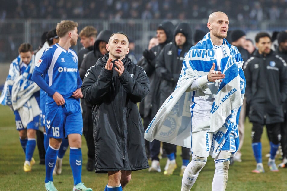Dominik Reimann (28, r.) sieht sich bei den Gegentreffern auch in der Verantwortung.