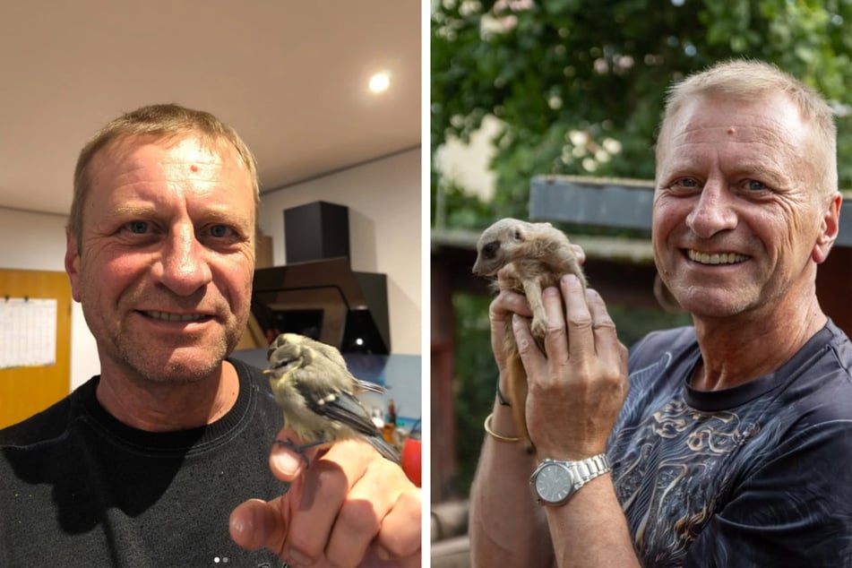 Jörg Gräser (57) kümmert sich liebevoll um alle Tiere, die ihm über den Weg laufen, und teilt seine Abenteuer regelmäßig auf Social Media.