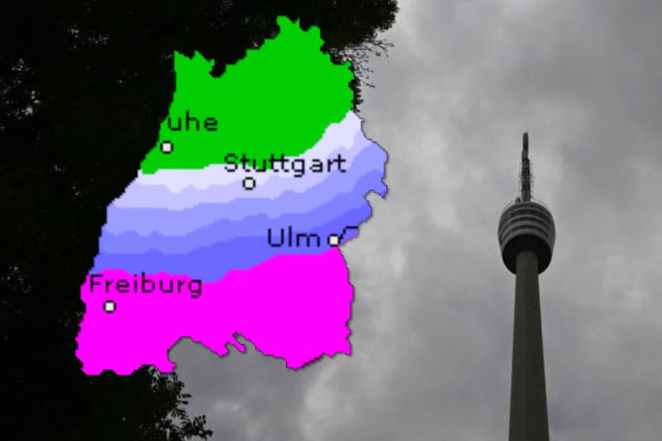 Über den Süden von Baden-Württemberg ziehen Gewitterwolken hinweg.