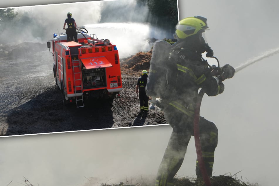 Leipzig: Große Rauchwolke über Leipzig: Feuerwehr bekämpft Brand im Nordosten der Messestadt